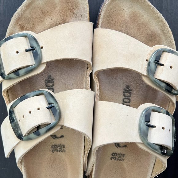 birkenstock with tortoise buckle